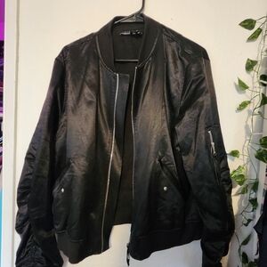 Black Bomber Jacket